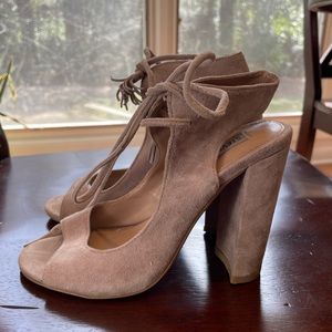 Steve Madden Charlea block heels with tie